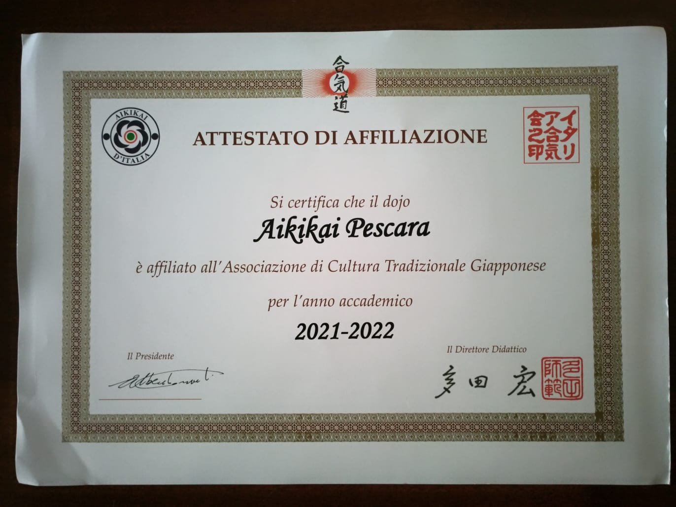 Affiliazione2022